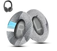 Wzsipod Cooling-Gel QuietComfort 35/QC35 ii Coussinets de rechange pour casque Bose QC45 QC35 QC25 QC2 QC15/Around-Ear 2 AE2i AE2w/SoundTrue & SoundLink Series Gris foncé