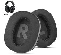 Wzsipod - Coussinets de rechange en tissu maille pour écouteurs Logitech G Pro, G Pro X, G Prox 2, G Pro X SE, coussinets d'oreille avec mousse d'isolation phonique, fabriqués en tissu respirant (noir