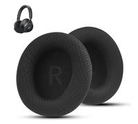 Wzsipod Coussinets de rechange pour casque Anker Soundcore Space One (S1) avec maille respirante et coussinets confortables en mousse à mémoire de forme (noir)
