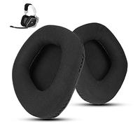 Wzsipod Tissu Coussinets pour Corsair Void (Pro/RGB/SE/USB/Elite/V2) - Noir