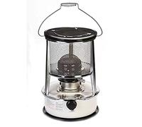 WZSON 9000Btu/H Chauffage D'appoint Petrole, 4.5L Poele A Petrole De Feu Réglable pour Terrasse Accueil Intérieur Extérieur Terrasse De Camping,Blanc