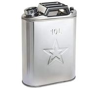 WZSON Jéservoir De Carburant Métalliques Portatives, Jerrican Essence Portatives, Citernes À Essence pour Motocycles Et Automobiles,10l