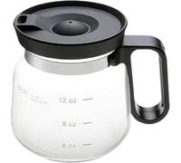 WZTFWCHSTH Tasse à café en verre, style cafetière, transparente et résistante à la chaleur, grande capacité, avec poignée et couvercle, pour thés chauds, chocolats chauds et boissons froides