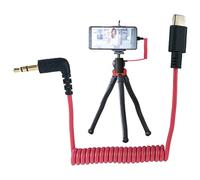 WZWZO Câble de Microphone Trs Vers Trrs 3,5 mm, Câble de Microphone 3,5mm, Câble de Microphone de Rechange 3,5mm, pour Rode Wireless GO 2 / ME/Pro Holly-land Lark M1 / M2 / Max / 150 / M1 / Max Duo