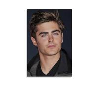 WZXGYM Zac Efron Poster décoratif imperméable à l'huile en tissu art moderne ameublement de maison, chambres, bureaux, murs, excellent cadeau, 20 x 30 cm, style sans cadre