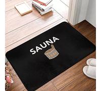 WZXKR Paillasson Sauna Prendre Un Sauna Paillasson Tapis Tapis Tapis Antidérapant Décor De Sol Salle De Bains Salle De Bains Cuisine Balcon Paillassons Intérieurs Tapis De Zone-40x60cm