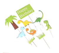 Wzxksoac 11 Pcs Mignon Gâteau Topper Noix de Arbre Gâteau d'anniversaire DéCoration Vert Herbe Enfants Articles de FêTe Gâteau Accessoires