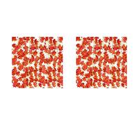 Wzxksoac 24 Brins Feuilles D'érable d'automne Guirlande de Lierre d'automne Guirlande de Vignes D'érable Artificielle pour Thanksgiving, NoëL, Décorations pour