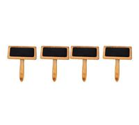 Wzxksoac 2X Brosses à Carder en Bois Peigne de Nettoyage pour Feutrage à L'Aiguille avec Poignée Cardes Professionnelles à Feutrer à L'Aiguille pour Filature