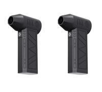 Wzxksoac 2X Mini Souffleur d'air avec Buse Supplémentaire 130 000 TR/Min Ventilateur Vitesse du Vent 39,5 M/S Souffleur Électrique Soufflant Sèche-Poussière