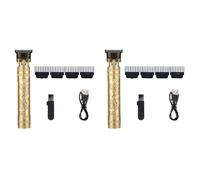 Wzxksoac 2X Rasoir de Coupe de Cheveux pour Recharge Rasoir Adulte ÉLectrique Vintage Tondeuse Rasoir Maison USB Chargement Salon de Coiffure B