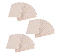 Wzxksoac 30 Pièces Séries Les Feuilles de Bois de Balsa Plaque en Bois 150 x 100 x 2Mm pour Modèle de Bateau de Maison Bricolage