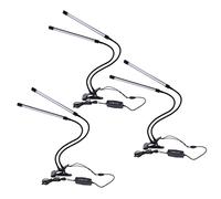 Wzxksoac 3X USB LED Intérieur Grow Light, 40W Lampes Phyto à CompletSunlight White pour Plants House Hydroponics La BoîTe de Croissance