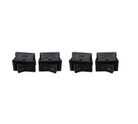 Wzxksoac 4 Pcs Auto Voiture AC 6A/250V 10A/125V 2 Broches 2 Positions ON/OFF Interrupteur A Bascule KCD1