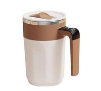 Wzxksoac 400ML Tasse de Mélange Intelligente avec Affichage de la Température LED Tasse à Café en Acier Inoxydable 316 avec Agitation Magnétique Portable Mélangeur à Café Autonome Mug à Café à Auto-