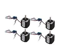 Wzxksoac 4X Moteur Pas à Pas Hybride NEMA 11 28 1,8 Degré 2 Phases 4 Fils Moteur Pas à Pas 32 mm pour Routeur CNC