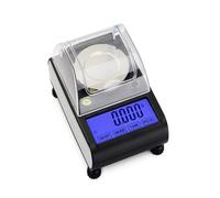Wzxksoac Balance Numérique Milligramme LCD à Écran Tactile pour, Or, Laboratoire 50g X0.001g, Balance de Pesée Électronique de Comptage en Laboratoire.