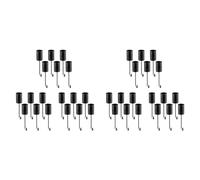 Wzxksoac Bougies, Couronne de L', Bougeoirs, Couronne de L', Bougeoir, Bougies Coniques avec Brochette, 36 Pinces Noir