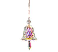 Wzxksoac Carillon à Vent en Cristal Vitrail Suspendu Carillons de Cloche en Cristal Décor en Cristal Décor de Pièce Esthétique Décor de Pièce Mignon Décor Suspendu
