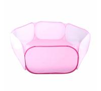 Wzxksoac de Clôture pour Enfants Clôture Hexagonale Clôture Pliable pour Animaux de Compagnie Rose