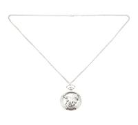 Wzxksoac Dieu d'argent Montre De Poche Cheval Grand Single Cheval De Chasse Argent Montre De Poche Wan Ma Pentium