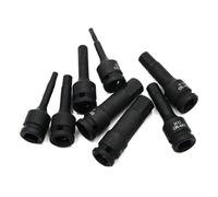 Wzxksoac Embout à Douille Hexagonale D'Impact de 1/2 Pouce 12,5 mm H5-H19 Clé à Douille Allen Adaptateur de Douille à Choc
