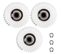 Wzxksoac Engrenage PlanéTaire 3 PièCes 47,5 X 13,5 mm 36 Dents, Engrenages HéLicoïDaux à Dents Obliques avec Roulements 608Z 8 Mm, Moyeux de Roue pour VéLo ÉLectrique.