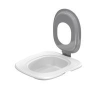 Wzxksoac Kit D'Entraînement Toilettes pour Chat, Entraîneur Toilettes pour Chat Réutilisable Universel, Outil de Siège D'Entraînement Aux Toilettes pour Chat pour Le Nettoyage Animaux Gris