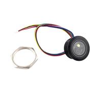 Wzxksoac Module de Scanner de Code-Barres Rond QR GM861-LED Éclairage de Remplissage Blanc 2D/1D USB/UART DC3.3V Enveloppe en Métal Noire