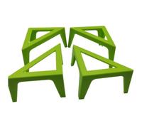 Wzxksoac Plateau de Support pour Trépied 4 Pièces, Supports en Toile pour Peinture Acrylique, Pieds de Surélévation, Support de Dessin Outil B