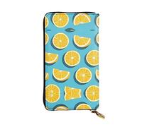 WZYCWB 19 x 10,4 cm de long, portefeuille en cuir avec compartiments zippés, grande capacité, un bon cadeau pour les amis, noir, One Size