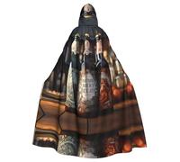 WZYCWB 3 bouteilles de bière Cape à capuche pour adulte Convient pour les réunions de famille, les spectacles sur scène, le cosplay et les fêtes d'Halloween