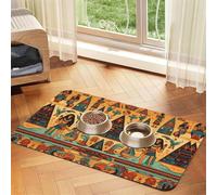 WZYCWB 30 x 45 cm Papier peint mural imprimé animal de compagnie Sets de table absorbants - Tapis de nourriture antidérapant pour chiens et chats bols de nourriture et napperons d'eau