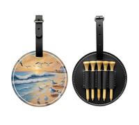 WZYCWB Airborne Seagulls Sac de rangement spécial pour tees de golf Imprimé Mouettes, Noir , Taille unique, Valise
