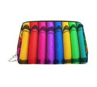 WZYCWB Alpaga Avatar Sac à cosmétiques en cuir imprimé pour femme - Élégant et doux, durable, Crayons de couleur, Taille unique