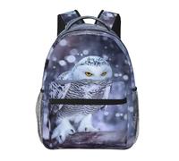 WZYCWB Arctic Owl Sac à dos décontracté pour ordinateur portable 29 x 40 x 20 cm pour voyage, randonnée, affaires, camping, gym
