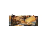 WZYCWB Bandeau à nœud pour bébé Coucher de soleil au bord du lac (0-6 mois) - Universel pour les nouveau-nés aux tout-petits, un incontournable pour une jolie décoration