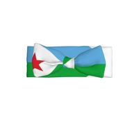 WZYCWB Bandeau avec nœud pour bébé - Drapeau de Djibouti - Accessoire pour cheveux - Convient pour les bébés de 0 à 6 mois - Cadeau très significatif