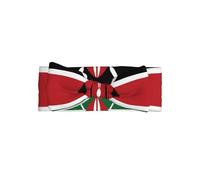 WZYCWB Bandeau de cheveux avec nœud pour enfants de 0 à 6 mois Motif drapeau du Kenya