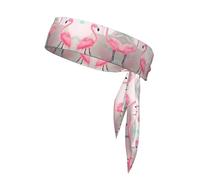 WZYCWB Bandeau de sport imprimé Love Flamingo - Pour homme et femme - Pour jouer au ballon, jogging matin, sports de plein air
