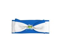 WZYCWB Bandeau élastique avec nœud pour bébé Motif drapeau du Nicaragua Idéal pour les bébés de 0 à 6 mois Cadeau très significatif