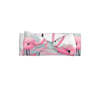 WZYCWB Bandeau élastique pour bébé avec nœud rose et flamant rose, convient pour les bébés de 0 à 6 mois, cadeau très significatif