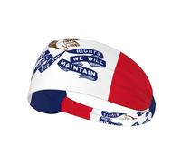 WZYCWB Bandeau élastique pour exercice, sports de plein air, fitness, yoga, course à pied, cyclisme, drapeau de l'État de l'Iowa
