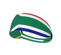 WZYCWB Bandeau élastique pour exercice, sports de plein air, fitness, yoga, course à pied, cyclisme, motif drapeau de l'Afrique du Sud