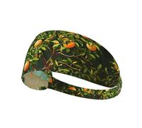 WZYCWB Bandeau élastique pour exercice, sports de plein air, fitness, yoga, course à pied, cyclisme, motif arbre fruitier de la passion