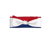 WZYCWB Bandeau pour bébé avec nœud en forme de drapeau néerlandais - Accessoire pour cheveux - Convient pour les bébés de 0 à 6 mois - Cadeau très significatif