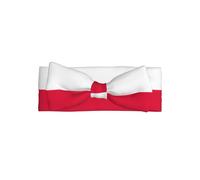 WZYCWB Bandeau pour bébé avec nœud en forme de drapeau polonais - Accessoire élastique pour cheveux - Convient pour les bébés de 0 à 6 mois - Cadeau très significatif