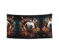 WZYCWB Bannière de décoration de fête pétard de football adaptée pour les fêtes d'anniversaire ou les décorations de vacances