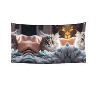 WZYCWB Bannière de décoration de fête Tom Thumb adaptée pour les fêtes d'anniversaire ou les décorations de vacances