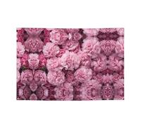 WZYCWB Bannière de fête à motif fleurs roses, parfaite pour les anniversaires, les fêtes de Noël, les remises de diplôme et les anniversaires.